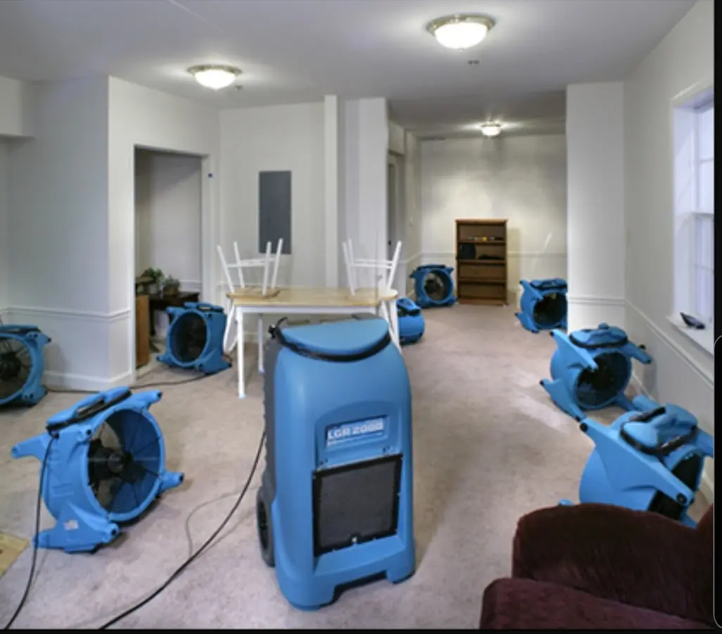 Air movers and dehumidifier setup for Water Extraction & Removal in Grant-Valkaria